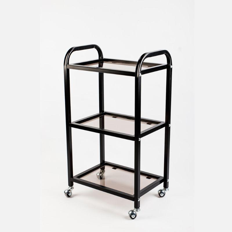 Столик-візок інструментальний з скляними поличками 780х440х300